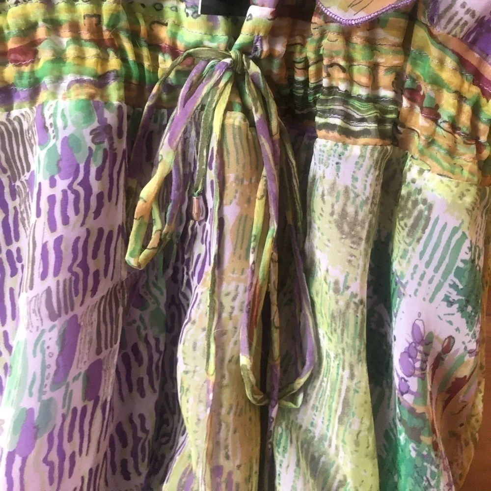 Purple & Green Dress​​​​​​​​​​​ - Picture 5 of 6